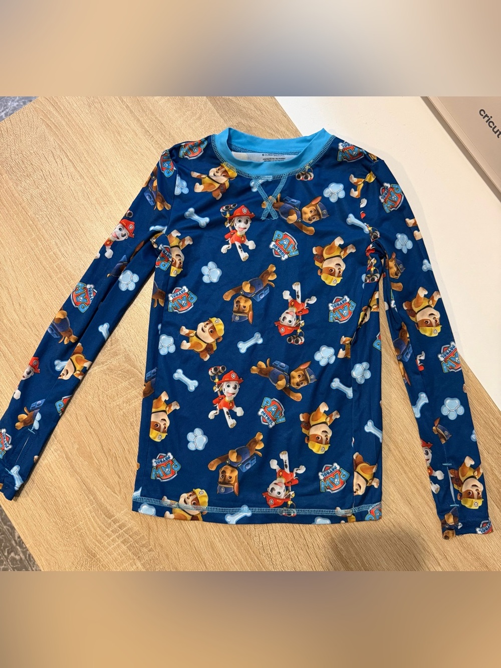 Paw Patrol Blue Kids Long-Sleeve Swim Rashguard